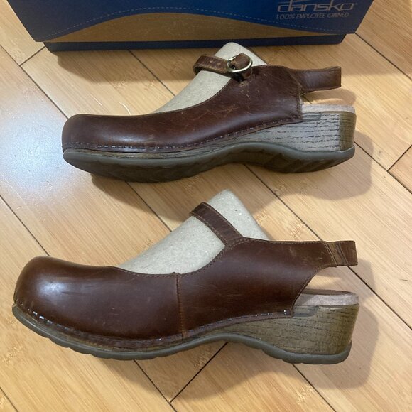 Dansko Maureen Clog - Brown W's 40 Excellent Condition - Picture 6 of 11